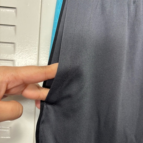 REEBOK Charcoal Pull on Style Polyester Track Pants - SIZE L 14/16 - Picture 6 of 7